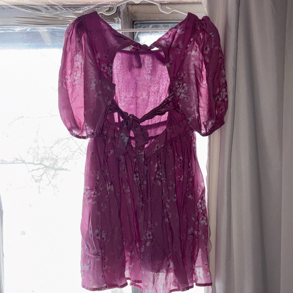 Bardot Kids Casual Dress in Purple Floral